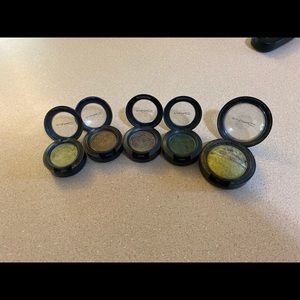 Mac Eyeshadows in green